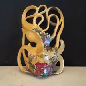 Abstract Hand Carved Mask